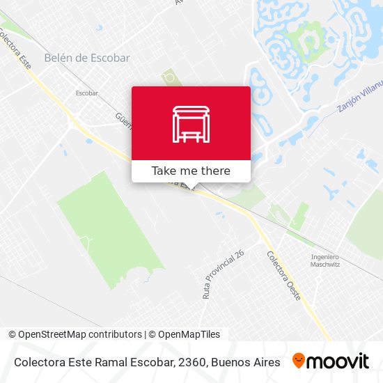 Colectora Este Ramal Escobar, 2360 map