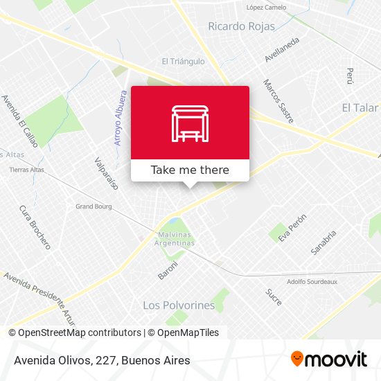 Mapa de Avenida Olivos, 227