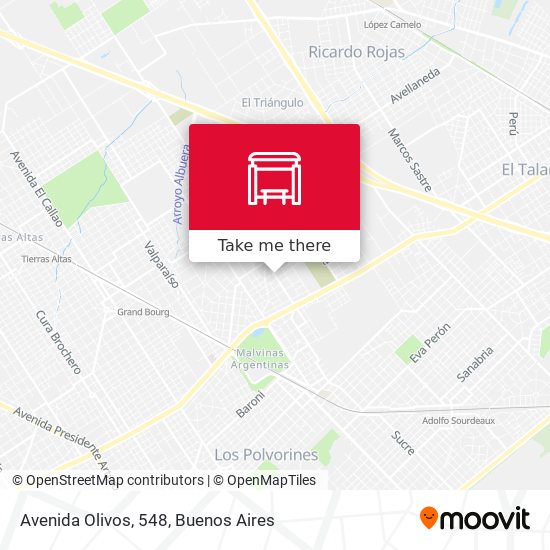 Avenida Olivos, 548 map
