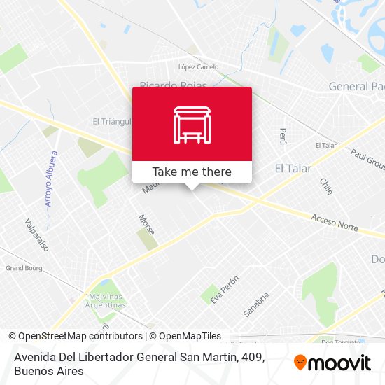 Mapa de Avenida Del Libertador General San Martín, 409