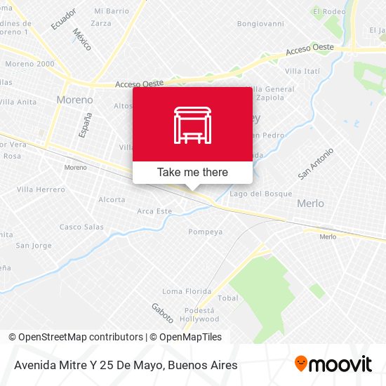 Avenida Mitre Y 25 De Mayo map