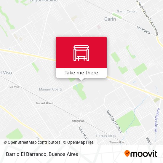 Mapa de Barrio El Barranco