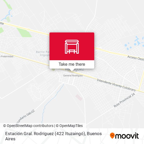 Estación Gral. Rodríguez (422 Ituzaingó) map