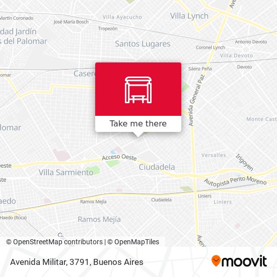 Avenida Militar, 3791 map