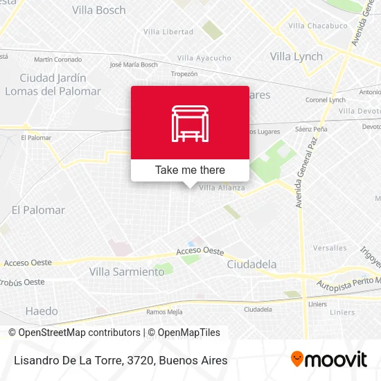 Lisandro De La Torre, 3720 map