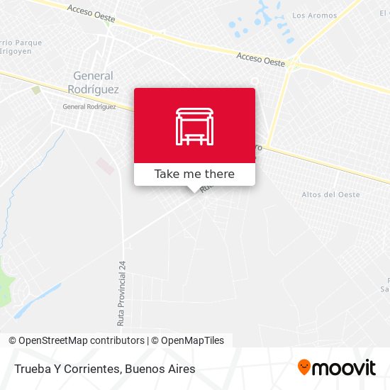 Trueba Y Corrientes map