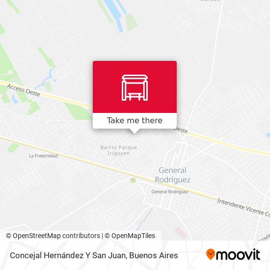 Mapa de Concejal Hernández Y San Juan
