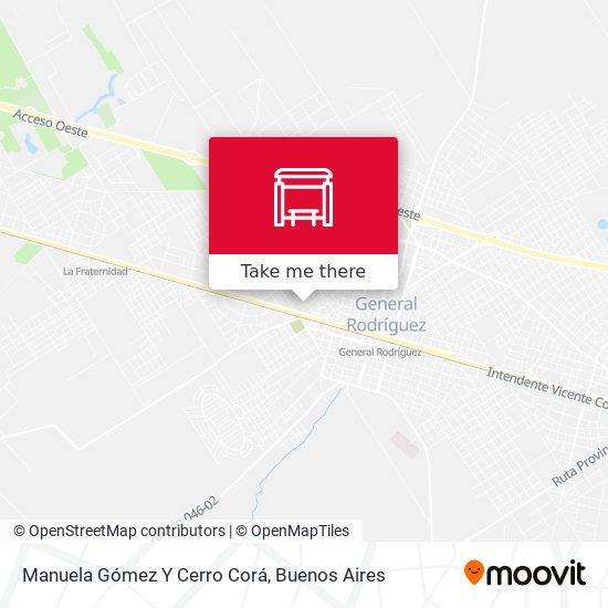 Manuela Gómez Y Cerro Corá map