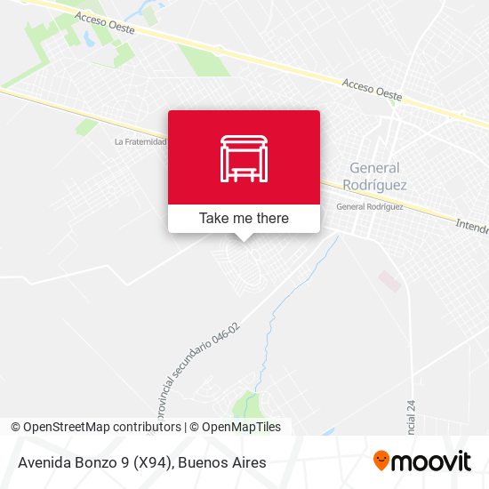 Avenida Bonzo 9 (X94) map