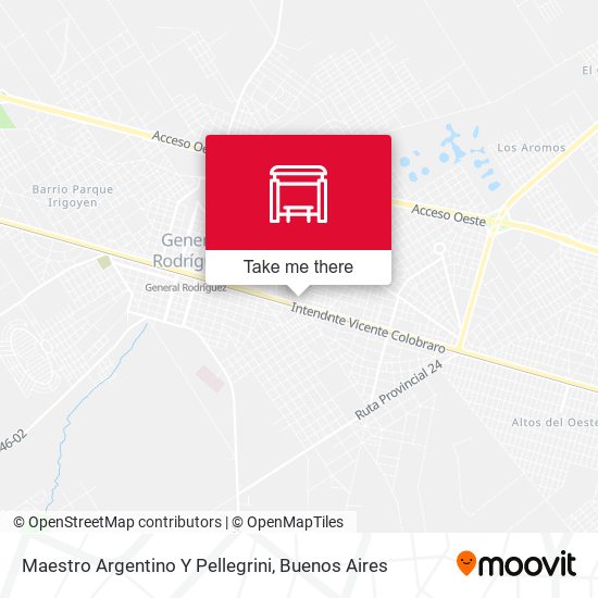 Maestro Argentino Y Pellegrini map