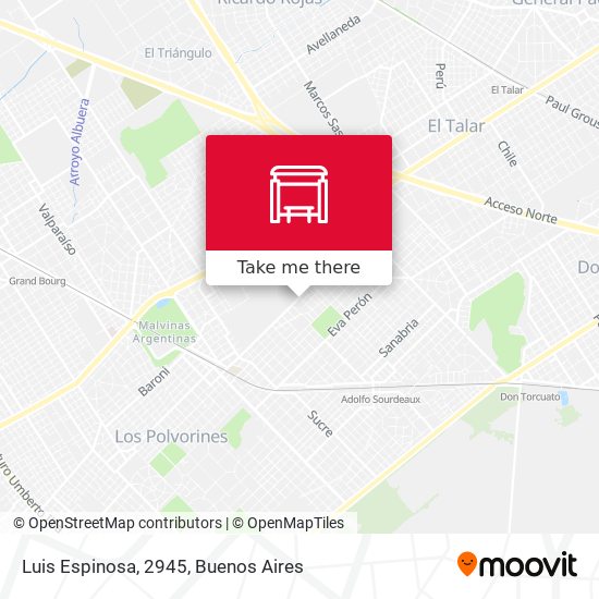 Luis Espinosa, 2945 map