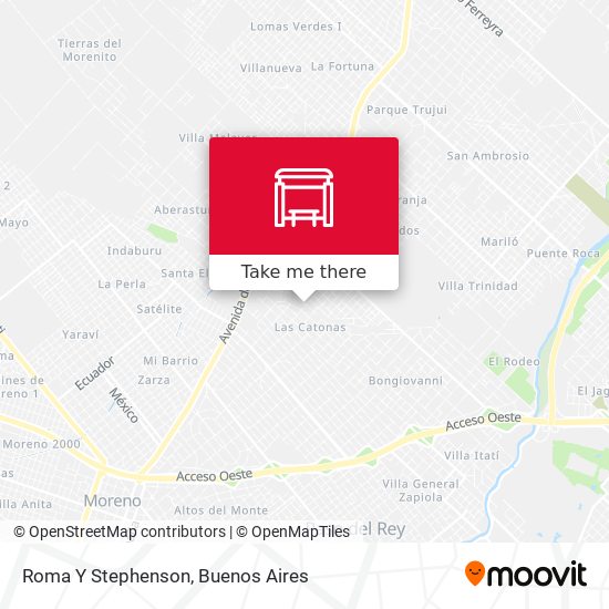 Mapa de Roma Y Stephenson