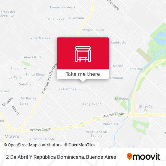 Mapa de 2 De Abril Y República Dominicana