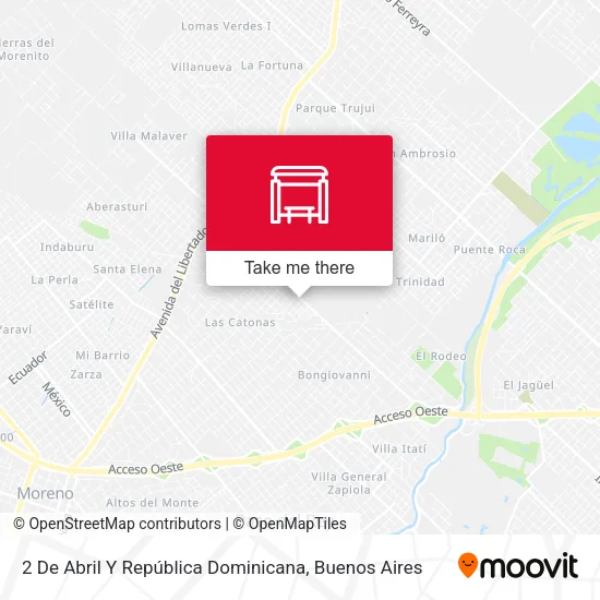 2 De Abril Y República Dominicana map