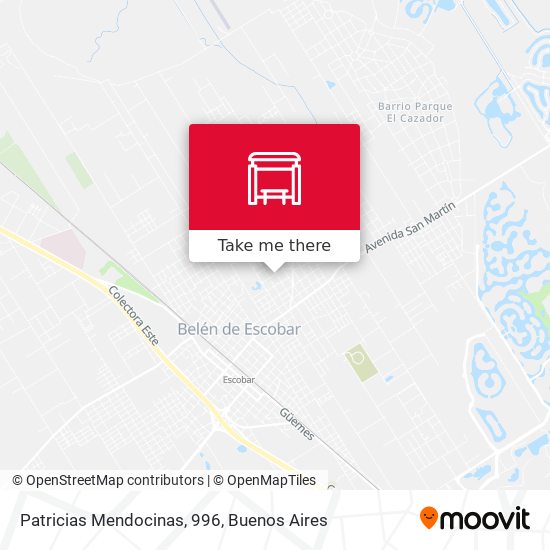 Patricias Mendocinas, 996 map