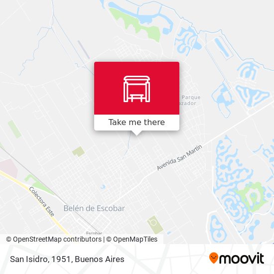 Mapa de San Isidro, 1951