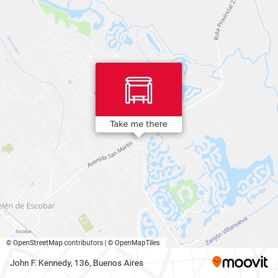 John F. Kennedy, 136 map