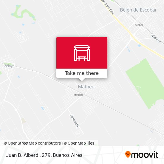 Juan B. Alberdi, 279 map