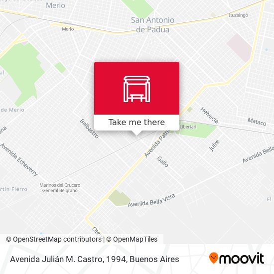 Mapa de Avenida Julián M. Castro, 1994