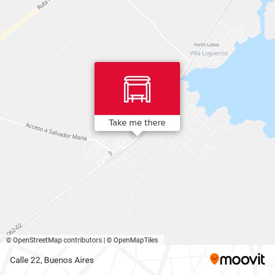 Calle 22 map