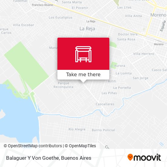 Balaguer Y Von Goethe map