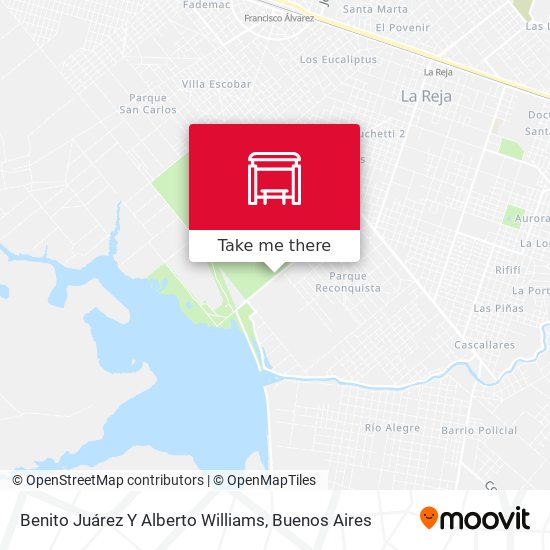 Benito Juárez Y Alberto Williams map