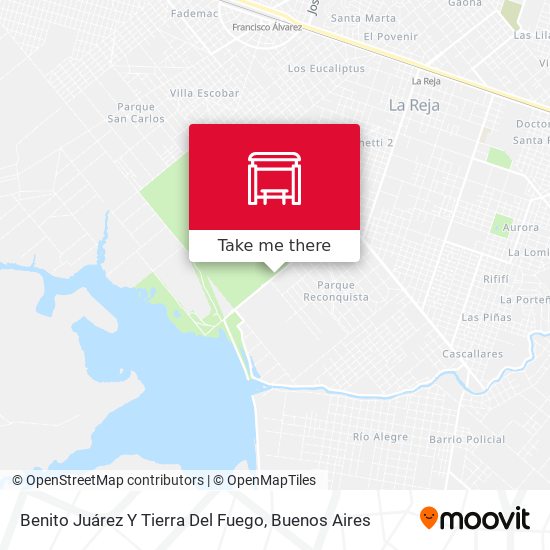 Mapa de Benito Juárez Y Tierra Del Fuego