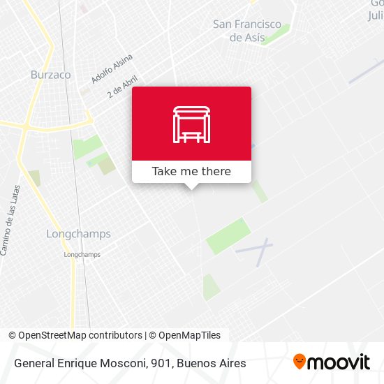 General Enrique Mosconi, 901 map