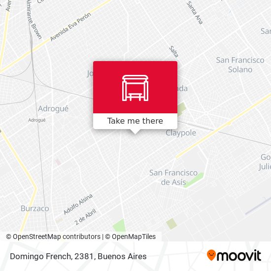 Mapa de Domingo French, 2381