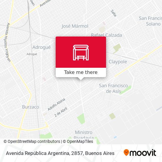 Avenida República Argentina, 2857 map