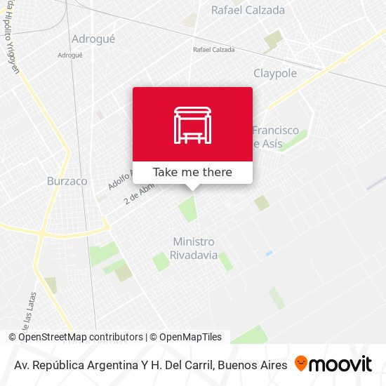 Av. República Argentina Y H. Del Carril map