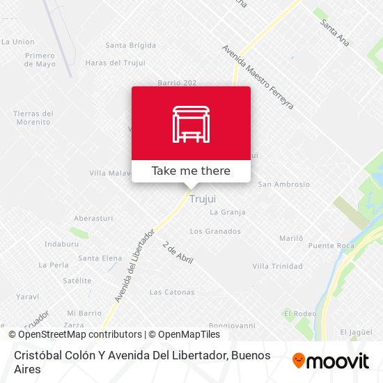Cristóbal Colón Y Avenida Del Libertador map