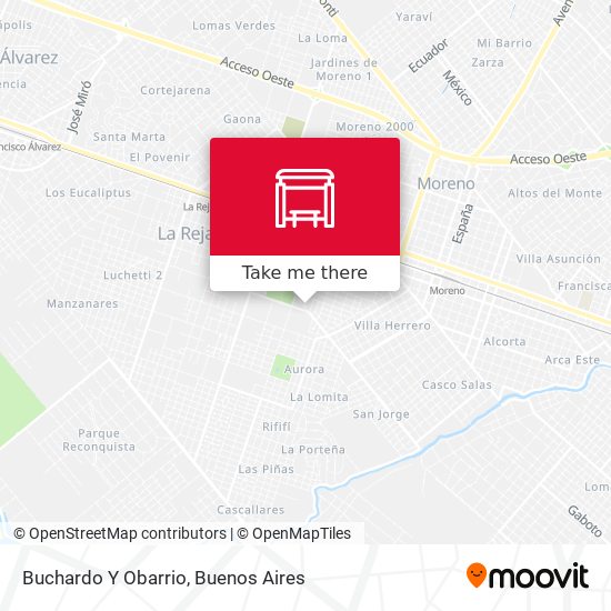 Buchardo Y Obarrio map