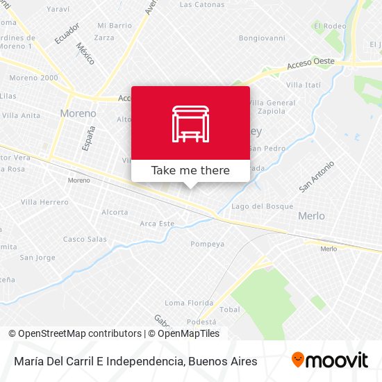 Mapa de María Del Carril E Independencia