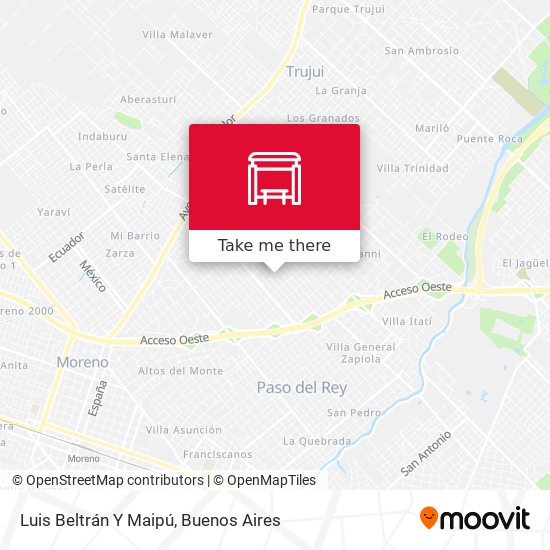 Luis Beltrán Y Maipú map