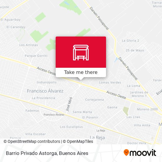 Barrio Privado Astorga map