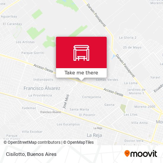 Mapa de Cisilotto