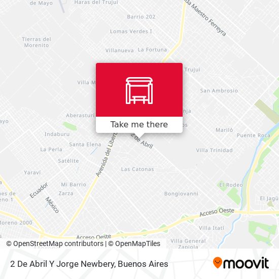 2 De Abril Y Jorge Newbery map