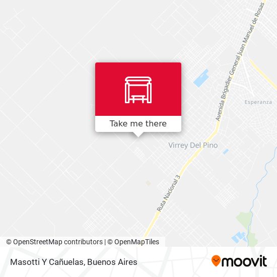 Masotti Y Cañuelas map