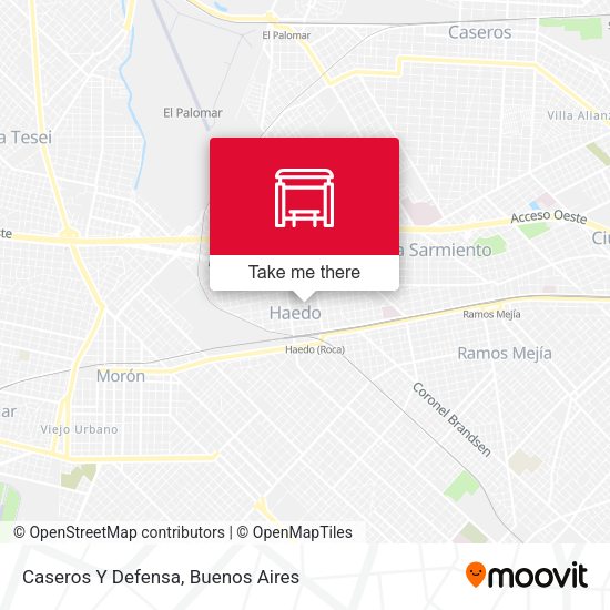 Mapa de Caseros Y Defensa
