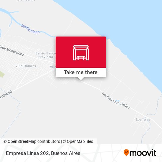 Empresa Línea 202 map