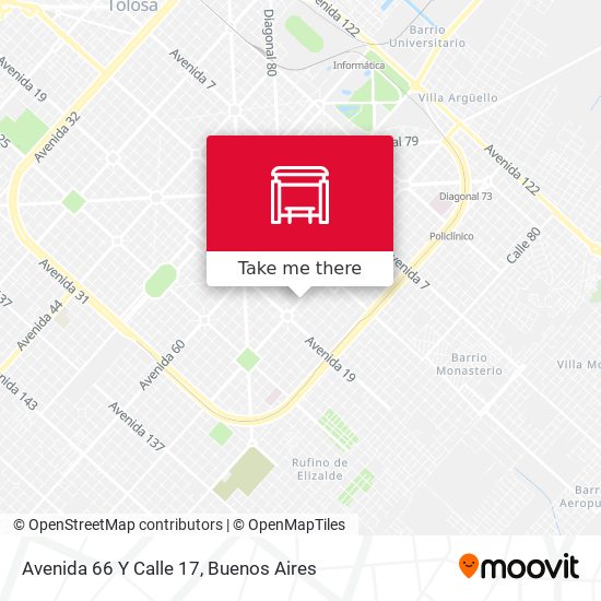 Mapa de Avenida 66 Y Calle 17