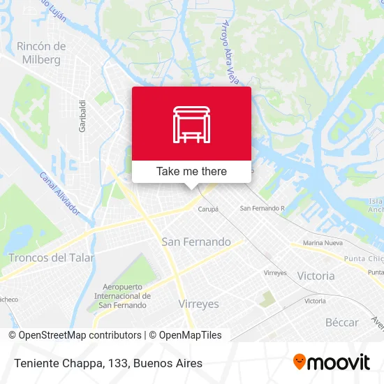Teniente Chappa, 133 map