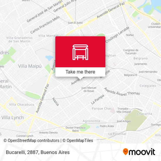 Bucarelli, 2887 map