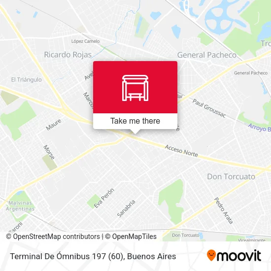 Mapa de Terminal De Ómnibus 197 (60)
