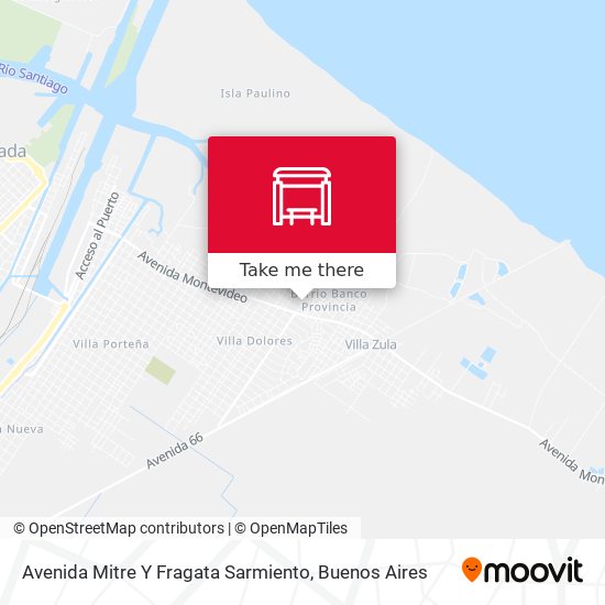 Avenida Mitre Y Fragata Sarmiento map