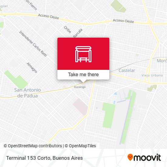 Terminal 153 Corto map