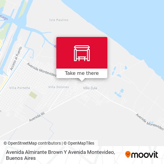 Avenida Almirante Brown Y Avenida Montevideo map