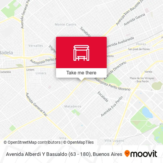 Mapa de Avenida Alberdi Y Basualdo (63 - 180)