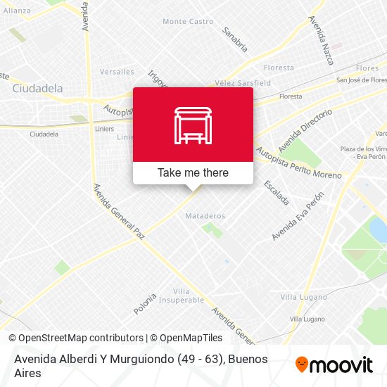Mapa de Avenida Alberdi Y Murguiondo (49 - 63)